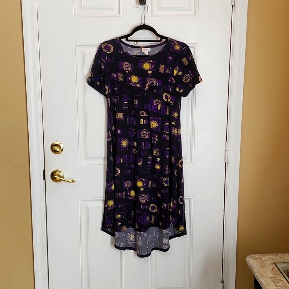 Lularoe OG Retired Carly Swing Dress with High/low hem